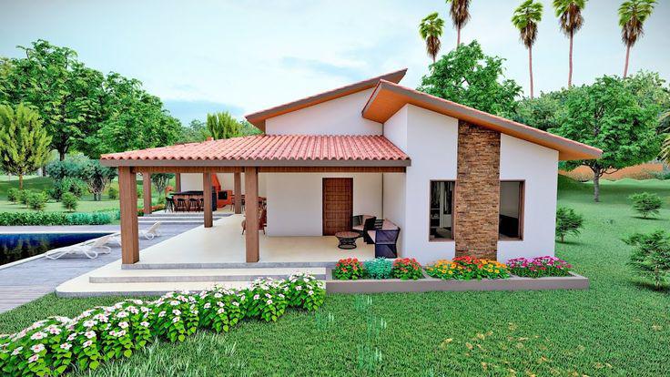 fachadas de casas bonitas de campo